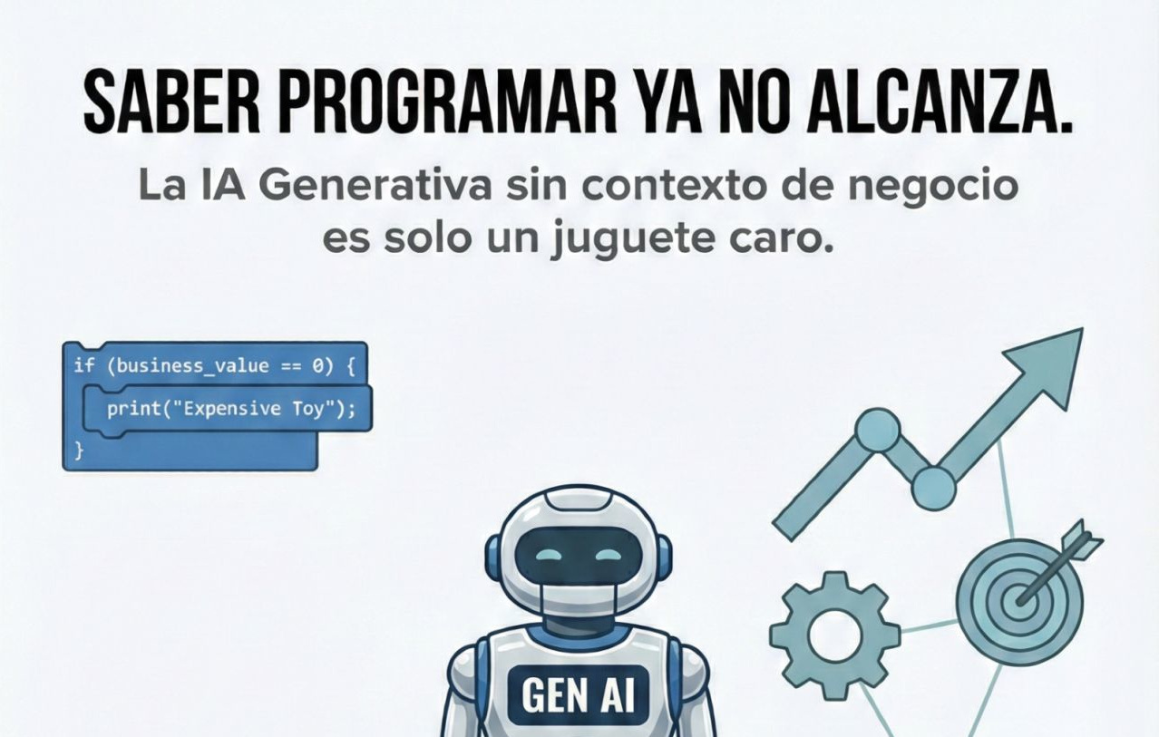Solo saber programar ya no alcanza en la era de la IA