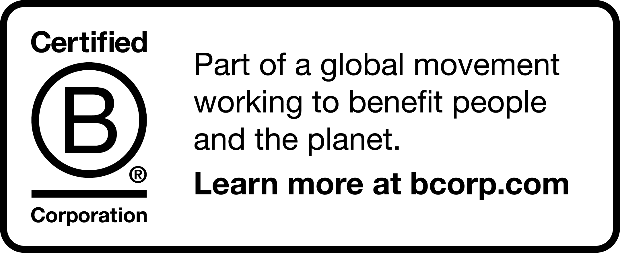 B Corp Certified